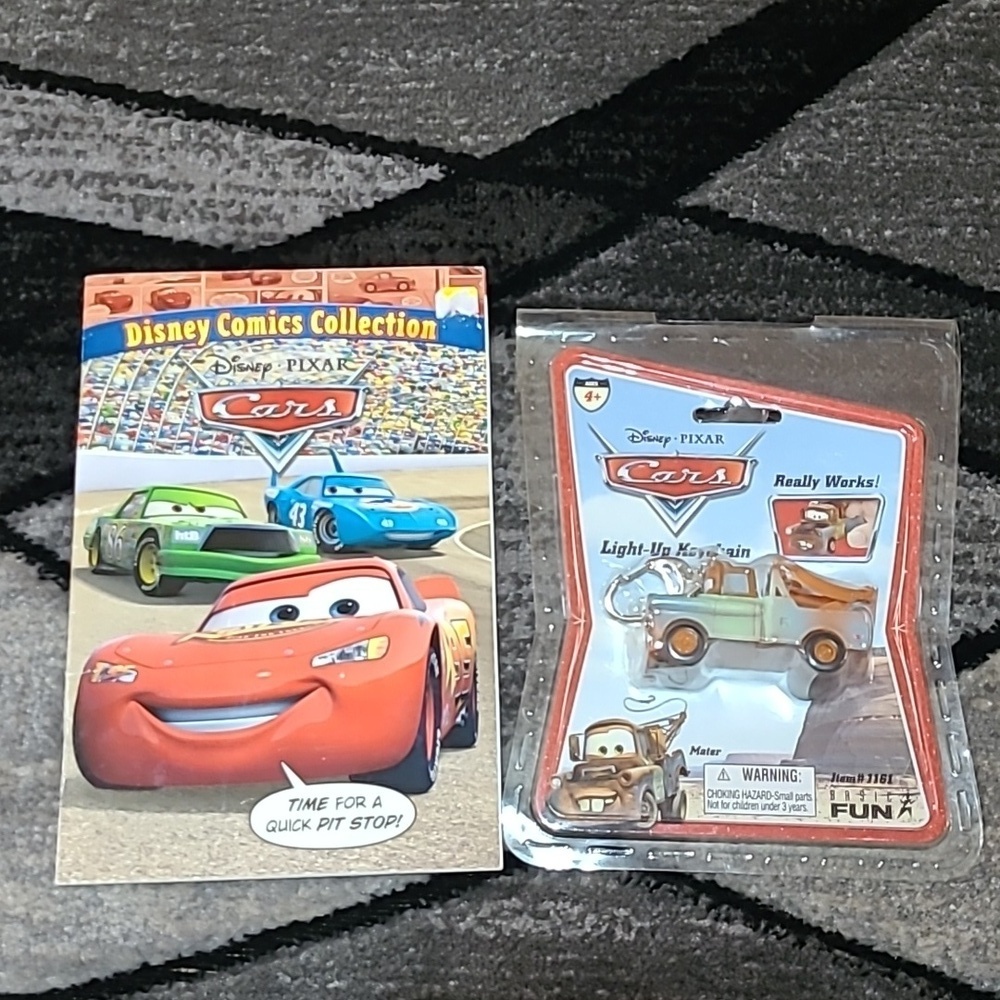 Disney Pixar Cars Mater Light-up Keychain 2006